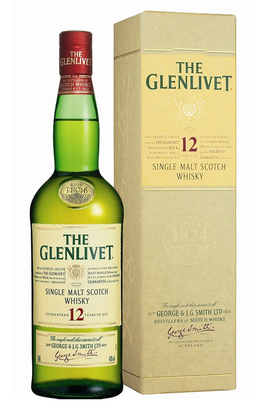 WHISKY GLENLIVET 12 ANNI