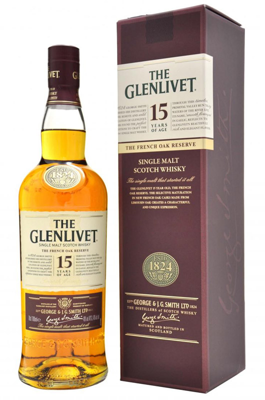 WHISKY GLENLIVET 15 ANNI