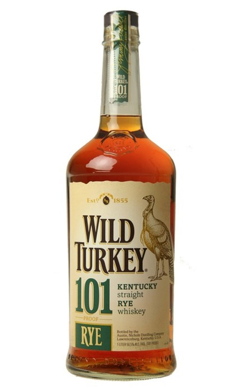 WILD TURKEY 101 RYE WHISKEY Lt. 1