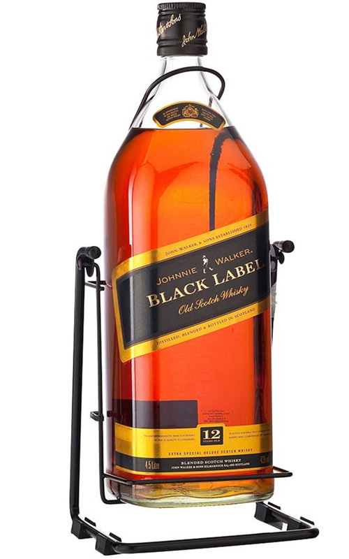 WHISKY JOHNNIE WALKER BLACK LABEL MAGNUM Lt. 4,5