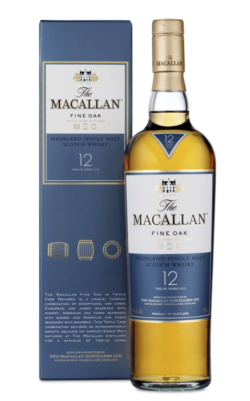 WHISKY MACALLAN FINE OAK 12 ANNI