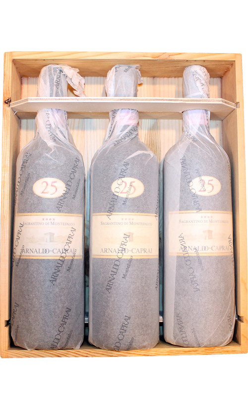 SAGRANTINO CAPRAI 25 ANNI 2003-2004-2005