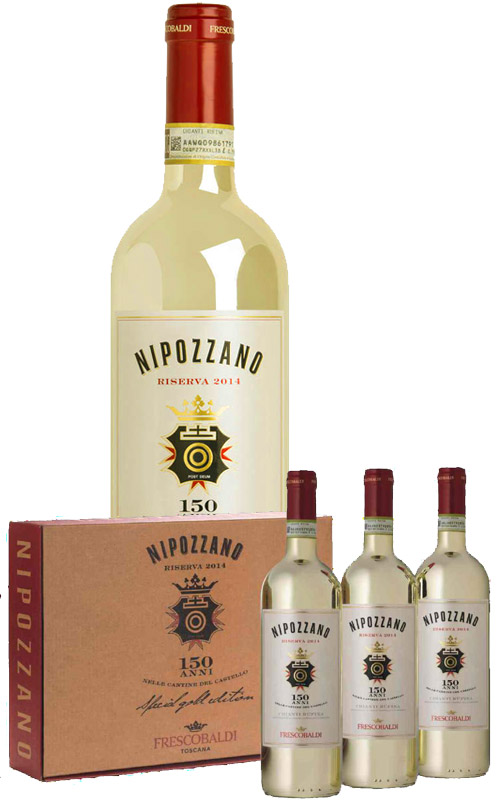 NIPOZZANO RISERVA ORO 150 ANNI 3 BOTTIGLIE 2014