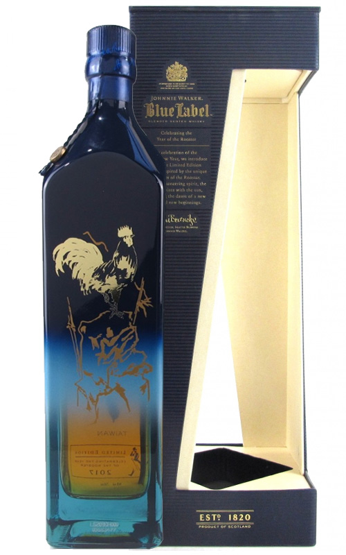 Johnnie Walker Blue Label celebrating the year of the rooster