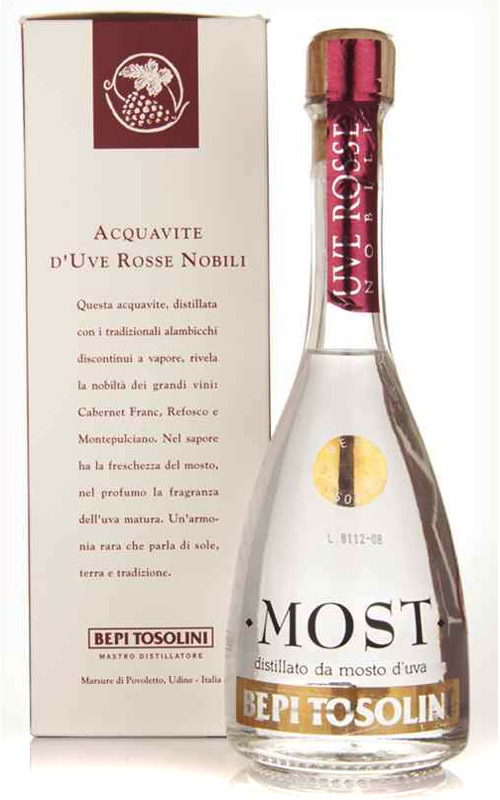 GRAPPA MOST DA UVE ROSSE BEPI-TOSOLINI