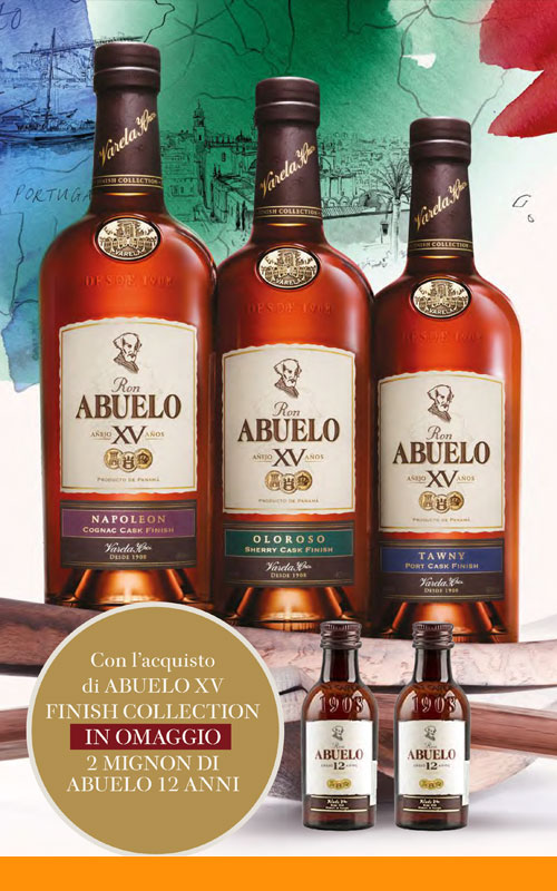 OFFERTA RUM ABUELO XV FINISH COLLECTION