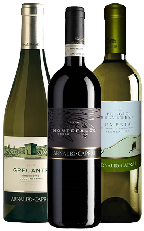 CAPRAI MONTEFALCO RISERVA + GRECANTE + VERMENTINO