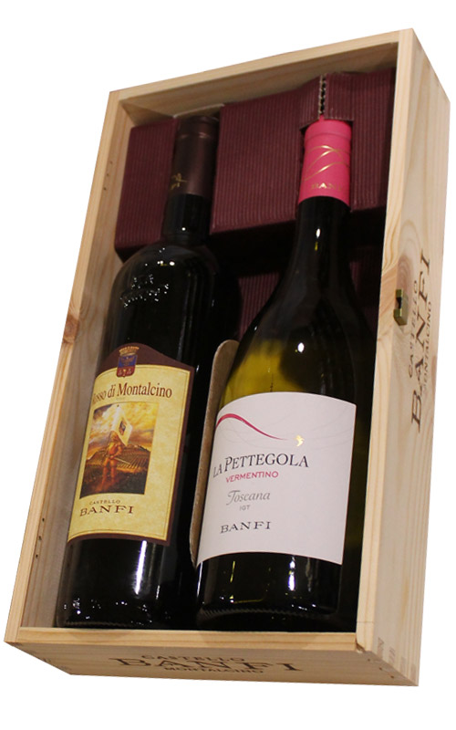 BANFI 2 BOTTIGLIE IN CASSA LEGNO