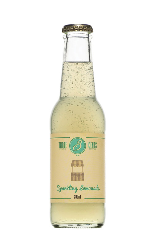 THREE CENTS SPARKLING LEMONADE