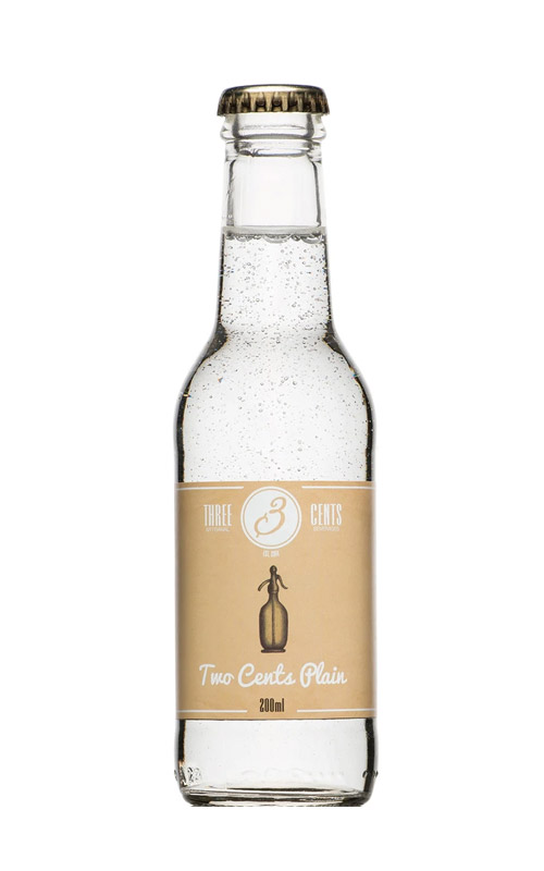 THREE CENTS 2 CENTS PLAIN SODA WATER