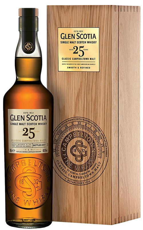 GLEN SCOTIA 25 ANNI CAMPBELTOWN WHISKY