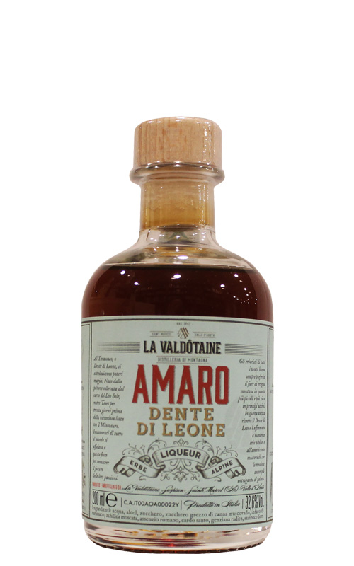 LA VALDOTAINE AMARO DENTE DI LEONE MIGNON 20 cl