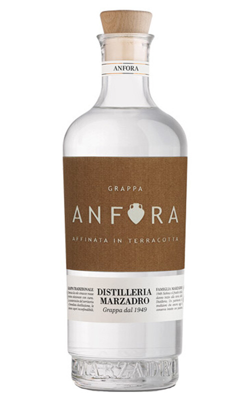 GRAPPA MARZADRO ANFORA AFFINATA IN TERRACOTTA