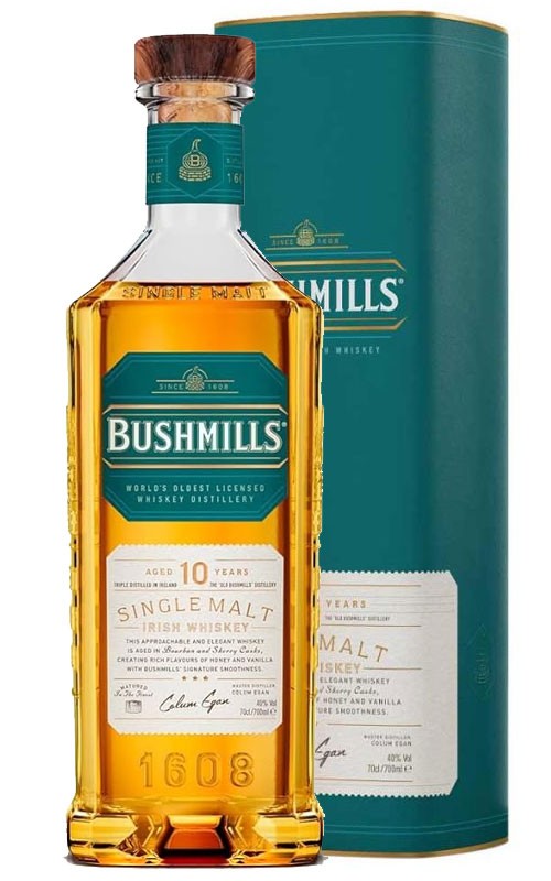 BUSHMILLS 10 ANNI IRISH WHISKEY