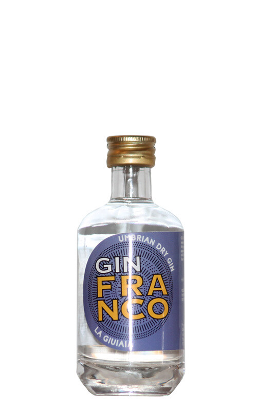 GIN FRANCO LA GIUIAIA UMBRIAN DRY GIN MIGNON 5 cl