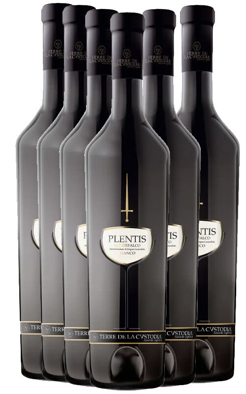 6 BOTTIGLIE TERRE DE LA CUSTODIA MONTEFALCO BIANCO PLENTIS