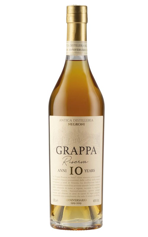 GRAPPA RISERVA 10 ANNI ANTICA DISTILLERIA NEGRONI