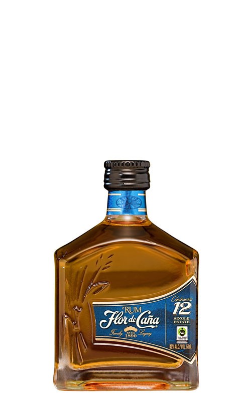 RUM FLOR DE CANA 12 ANNI MIGNON 5 cl