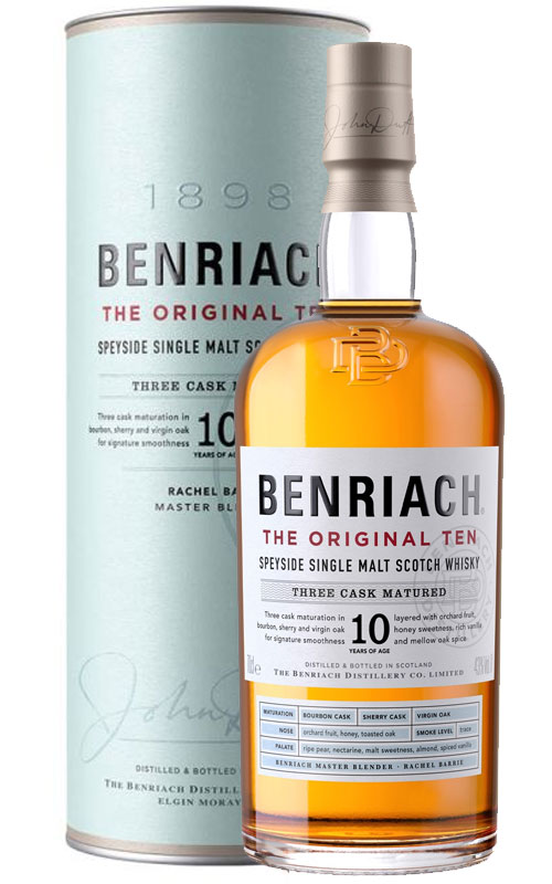 WHISKY BENRIACH THE ORIGINAL TEN 10 ANNI