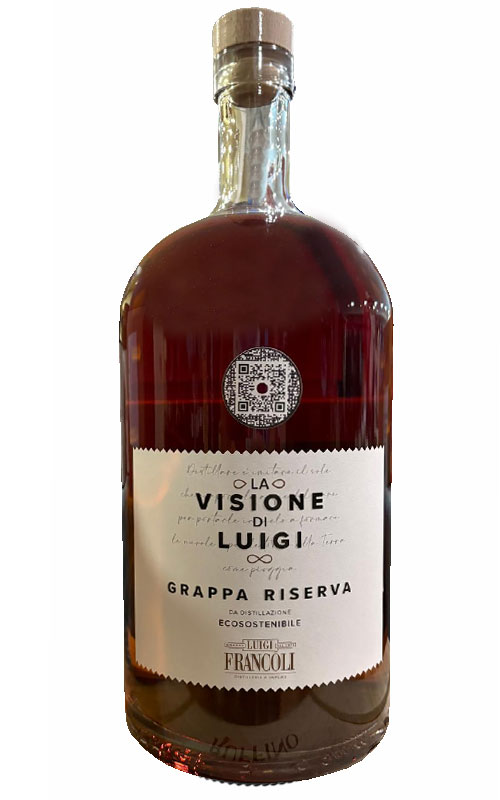 GRAPPA FRANCOLI LA VISIONE DI LUIGI LA RISERVA MAGNUM Lt. 4,5